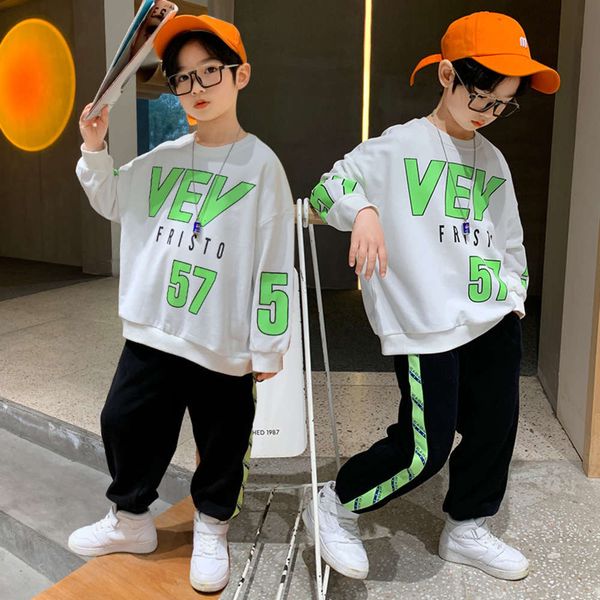 

suit and children's 2021 spring wear boys' autumn new foreign style, White