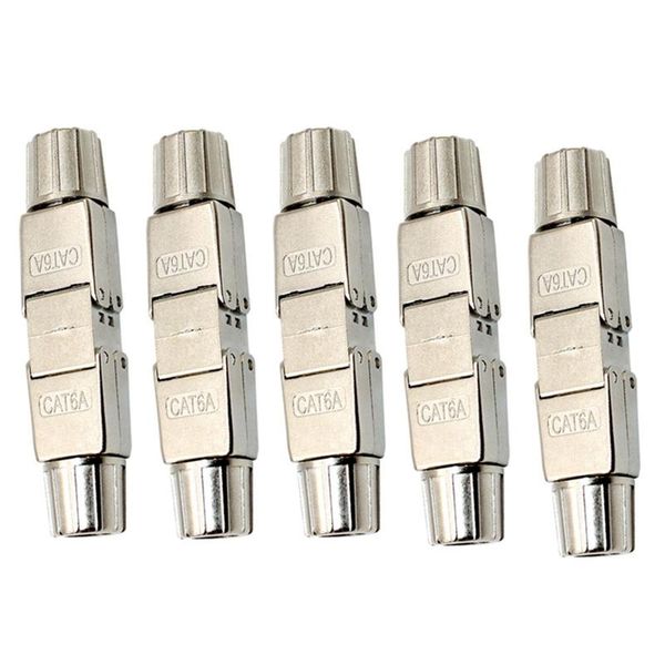 

cat6a cable extender connector adapter connection box rj45 lan cable extension connector fully shielded tool-free
