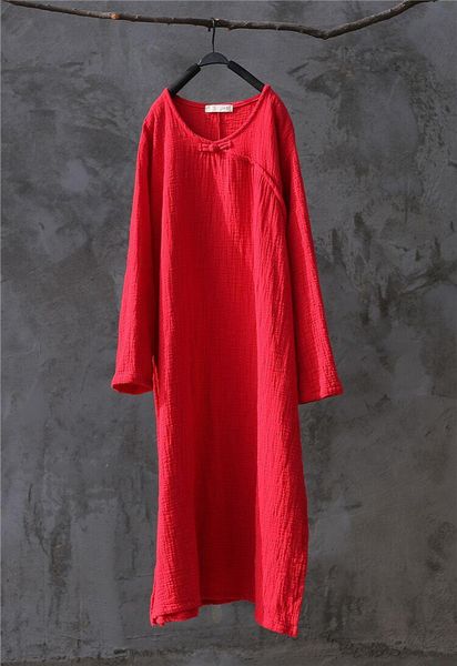 

plus size dresses 2021 autumn women long sleeve 0-neck cotton linen maxi dress,casual spring dress feminino vestido 5xl 6xl, Black