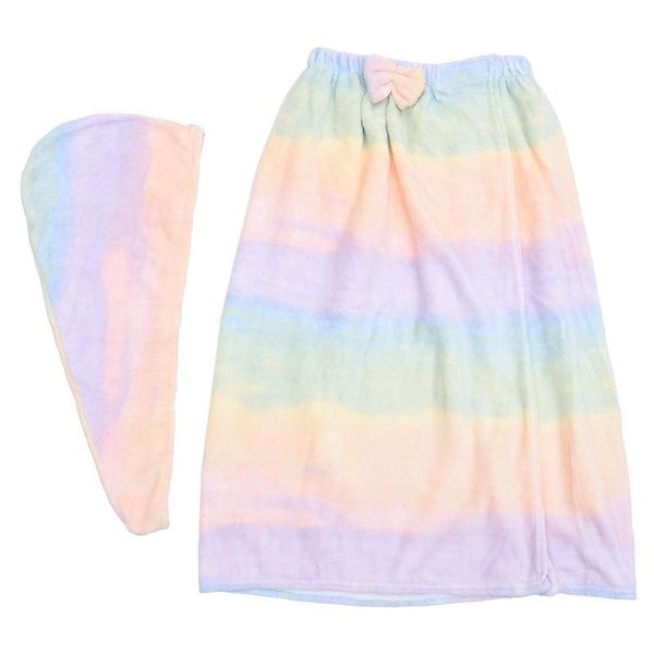

towel 1pc pretty bath wrap cozy body women with a hat