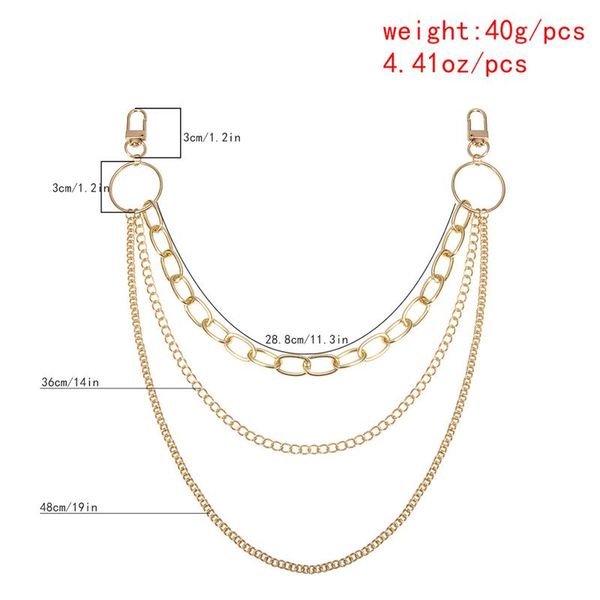 

vintage long metal rock trousers hipster pant jean keychain ring clip tassel keychains women a qylpdb