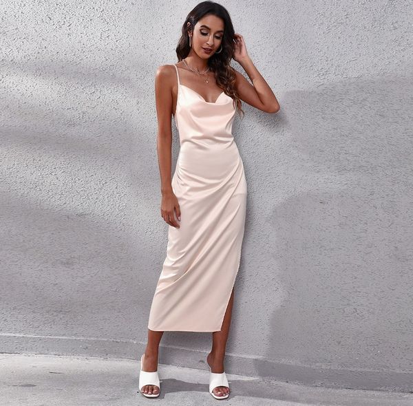 

party dresses skinny dress womens long dress split sashes slim outfit casual fashion women evening wear bodycon skirt brief silk dress thin, White;black