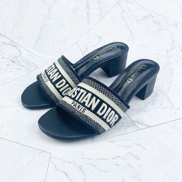 

designer fisherman flat slide shoes ladies sandals summer flats slipper fashion beach woman big head rainbow letters slippers with box b4zc#, Black