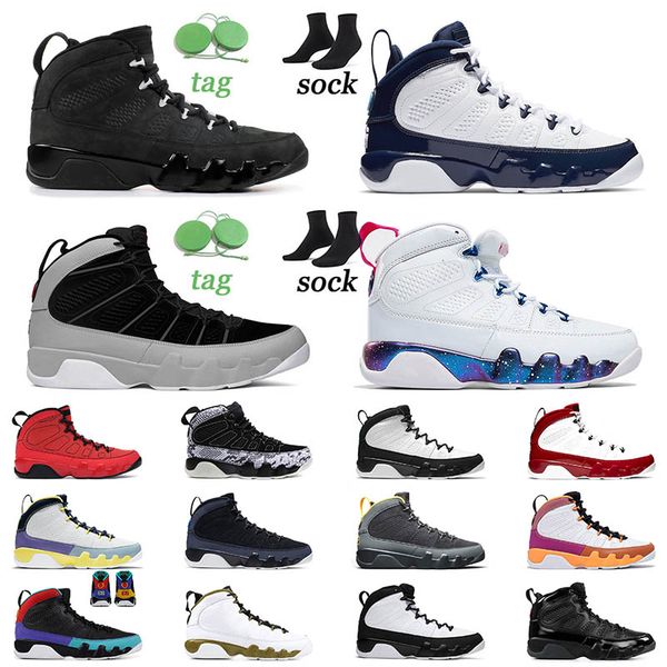 

men basketball shoes 9 9s fashion flat space jam universty blue particle grey motorboat jones dream it do i iridescent racer blue womens jum