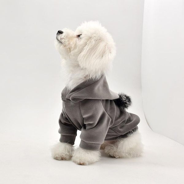 

dog new autumn and winter clothes dog hoodies hooded sweater pet outfit clothes fighting teddy bichon for small dogs