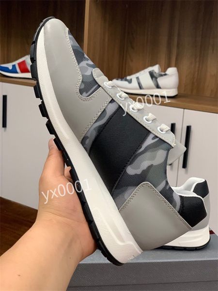 

2022 Stud Rockrunner boots Camouflage Trainers Designer Shoes Mesh Leather Combo Rock Runner Sneakers Men Rubber Sole 39-46, 09