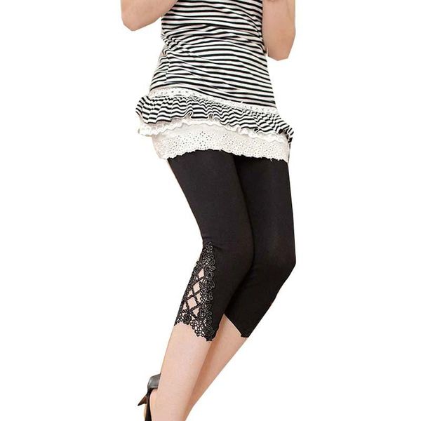 

women's pants & capris wild casual pencil bottoms cropped trousers outdoor clothing women fashion pregnant, Black;white