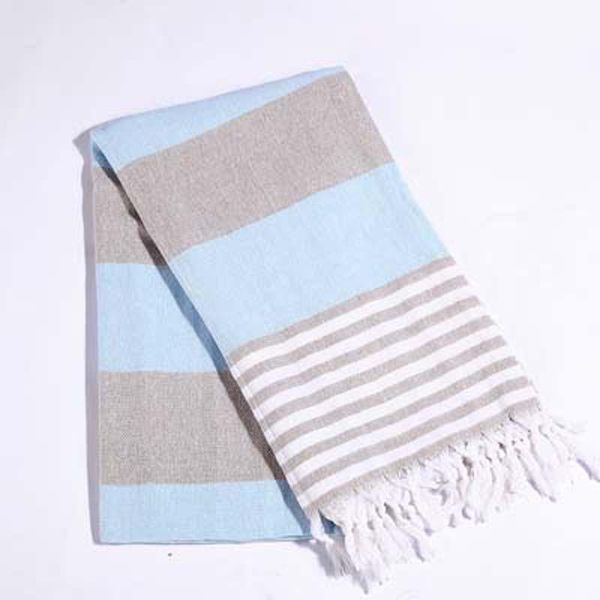 

towel turkish head striped beach manta cape for women turbans 100x180cm
