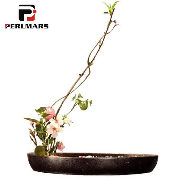 

vases creative ceramic flower pot arrangement vase table / gardening bonsai decor crafts hydroponics plant plate planter