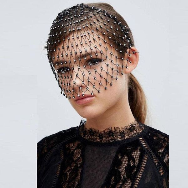 

bridal veils black headband veil for headwear birdcage white face hair jewelry charming wedding accessories