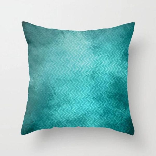 

pillow case fashion color teal blue throw car sofa bed chair decoration cushion cover cases home decor