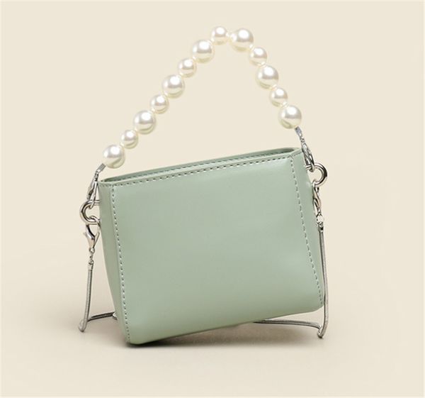 

new fashion women's bag pearl handbag leisure retro chain versatile small square bags single shoulder messenger handbags