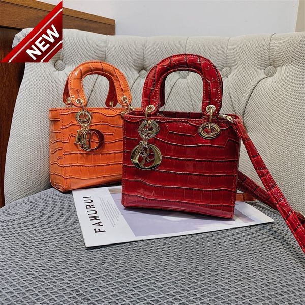 

new feeling foreign style women's bag 2022 korean version stone texture messenger fashion diana