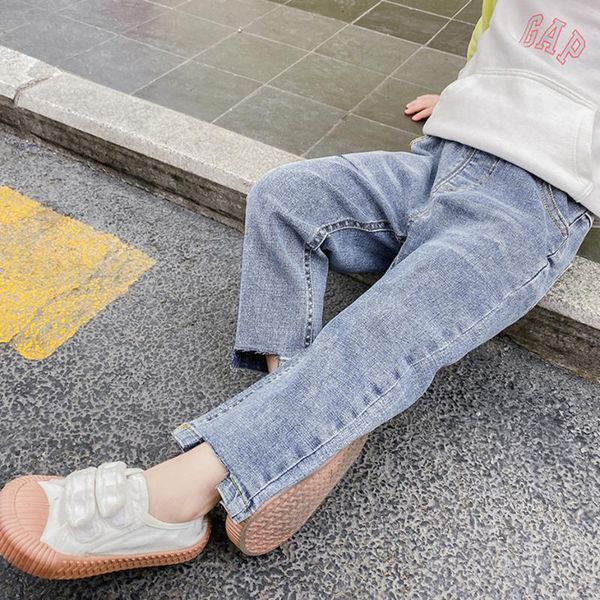 

jeans girls hole baby spring autumn casual style girl clothes, Blue