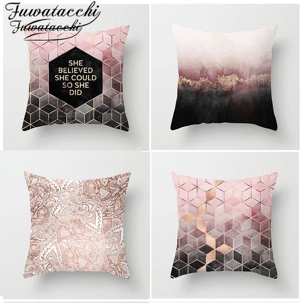 

cushion/decorative pillow fuwatacchi geometric patten cushion covers nordic style case home decorative pillows cover decoration accessories