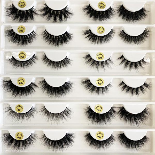 

false eyelashes wholesale lashes 10/50/100 pcs 5d mink natural 100% hair wispy dramatic long bulk makeup