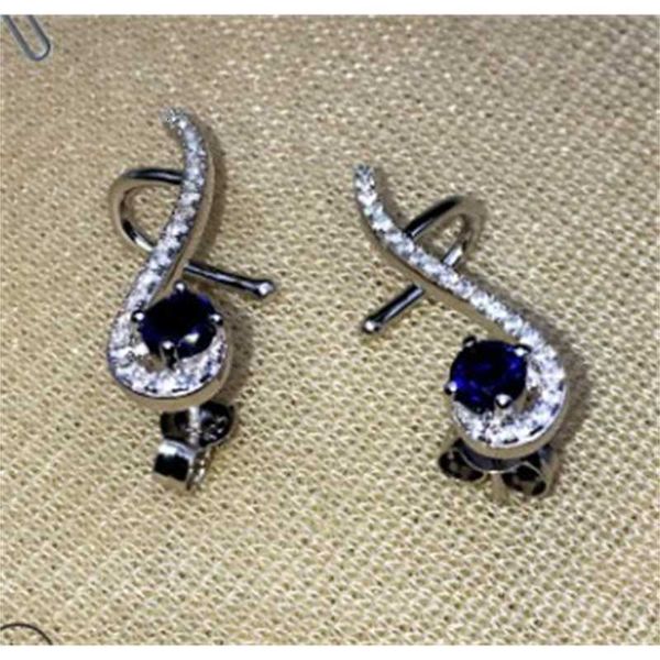 

noble low price wholesale 2pcs/lots diamond crystal 925 silver random lady's earings more style 31.5re, Golden;silver