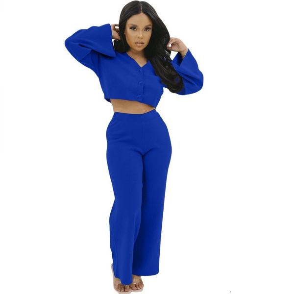 

casual loose hoodie set of two parts for women crop and baggy leg pants outfit spring new color solid training suit a1zl, Gray