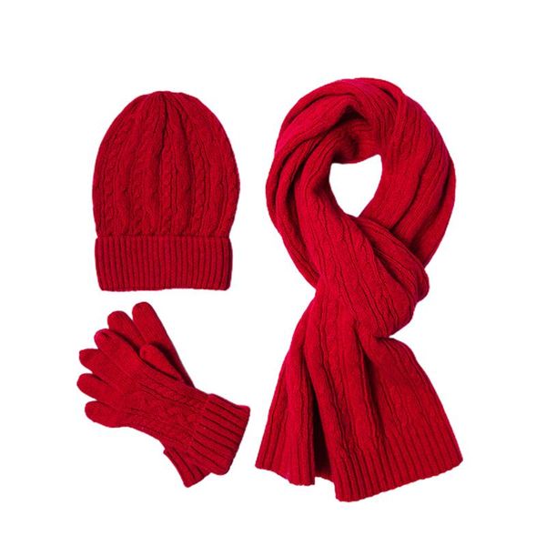 

hats, scarves & gloves sets women men gift skiing outdoor sports daily winter warm snowboarding windproof casual soft cable knit solid scarf, Blue;gray