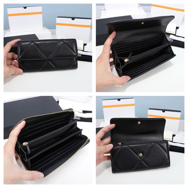 

fashion selling classic mini size womens chain wallets sheepskin luxurys designer bag gold and silver buckle magnetic version coin purse car, Red;black