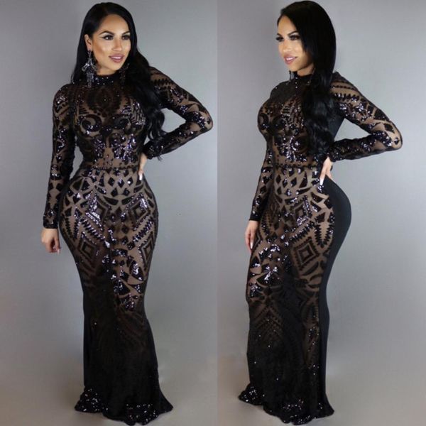 

robe de 2021 soiree new o-neck sleeve mermaid red/black long evening es elegant prom party abendkleider pzod, Black;red