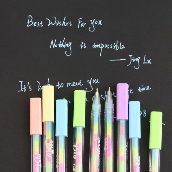 

gel pens diy cute kawaii water color chalk paint pen for kids diary decoration scrapbooking korean stationery 0812