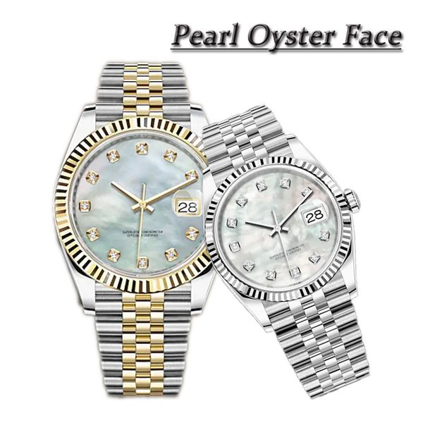 

luxury watches watch watchsc- automatic mechanical 41mm 36mm quartz watch 31mm 28mm mens womens stainless steel waterproof luminous cz, Slivery;black