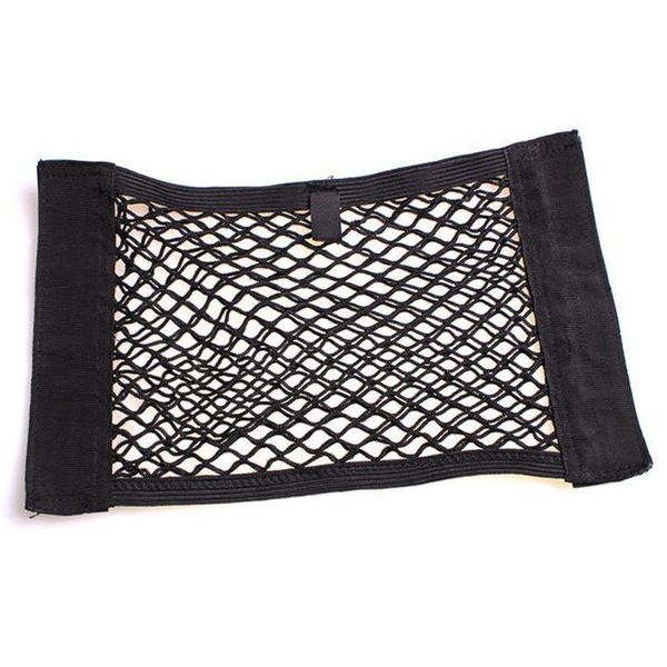 

interior mesh bag net organizer rear seat storage 1pc trunk black cage car