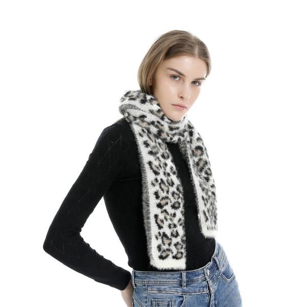 

scarves fashion women comfortable lomg soft 2021 ladies leopard print winter warm scarf wrap shawls bufanda mujer fn60, Blue;gray