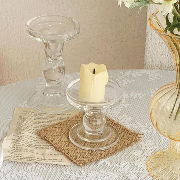 

candle holders glass holder for home decoration decorative handmade nordic romantic ornament candlestick