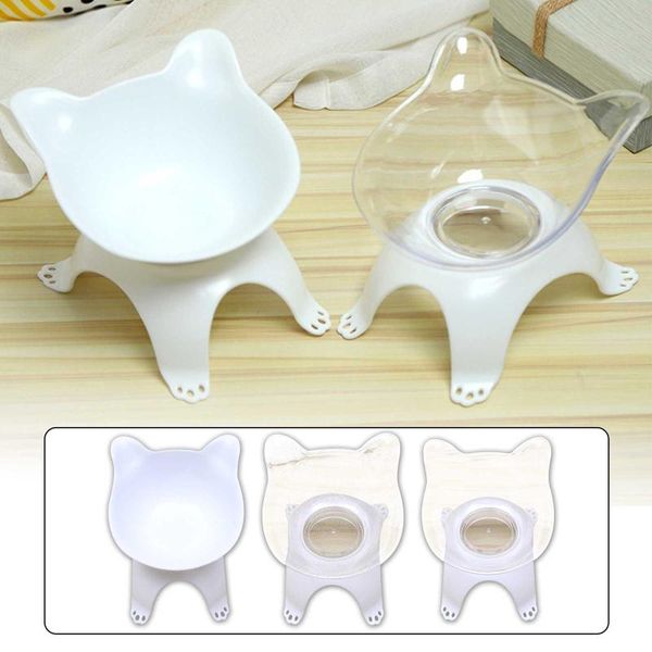 

cat bowls & feeders non-slip double pet with raised stand and water for cats dogs products bowl #4