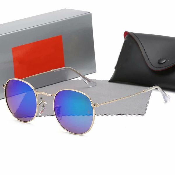 

sunglasses 2021 women trendy resin vintage shades mirror mans designer brand full-frame with original box, White;black