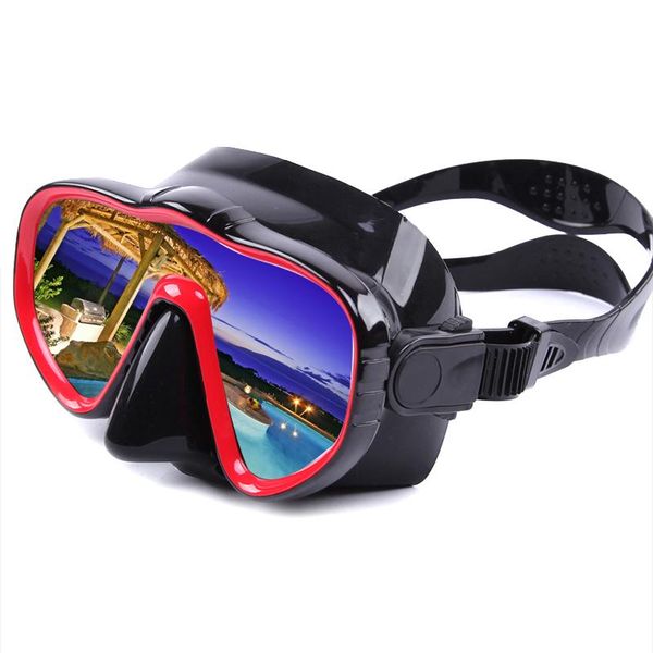 

swimming goggles crystal clear wide view diving glasses snorkel mask bhd2