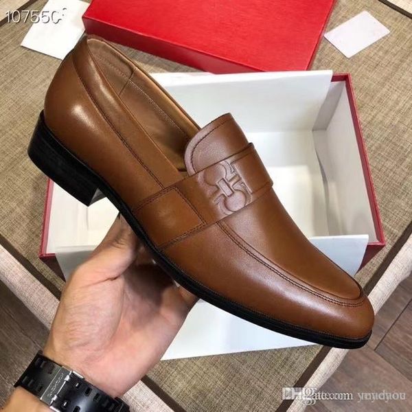 

g1 designers brand mens shoes 19ss autumn flat dress shoes shoe mixed color luxury mens loafers party wedding office shoes male footwear 33, Black