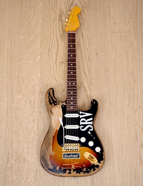 

custom aged/relic electric guitar, stevie ray vaughan srv