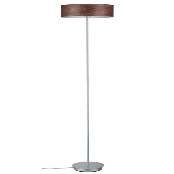 

nordic style matte chrome wooden floor standing lamp modern lampara de pie