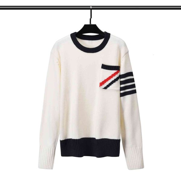 

sweater thom brun tb andy lau same urban leisure pullover backing, White;black