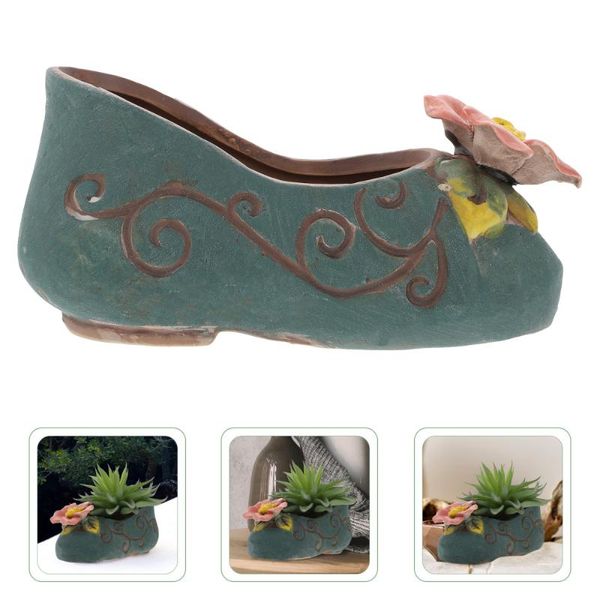 

planters & pots 1pc boot flower planter outdoor indoor decorative bonsai pot