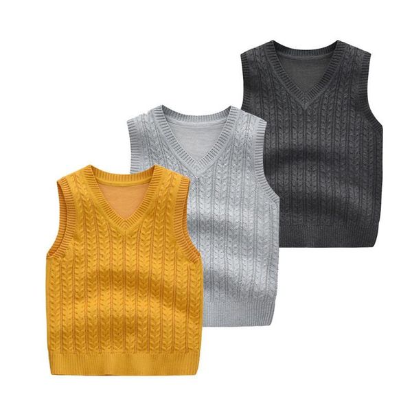 

waistcoat kids knitted sleeveless sweater boys vest 2021 autumn little jacket toddler baby clothes vests, Camo