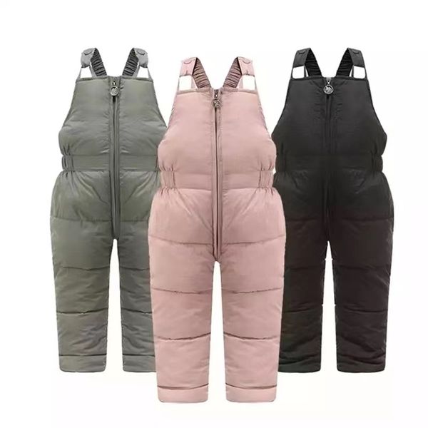 

1 to 5 years children winter warm overalls baby girls and boys thicken pants toddler kids soft jumpsuit clothing, #6644 211103, Blue