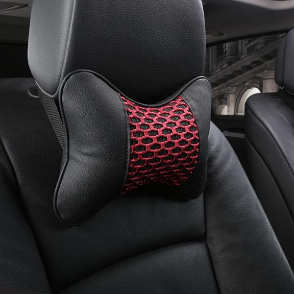 

seat cushions leather auto pillow protects neck headrest comfortable supplies for safety breathable