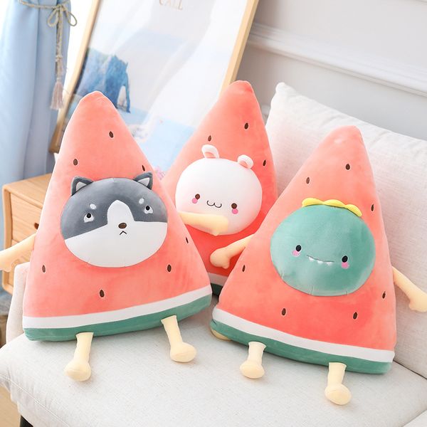

down cotton watermelon animal hug pillow plush toy doll doll doll cute fruit sofa cushions