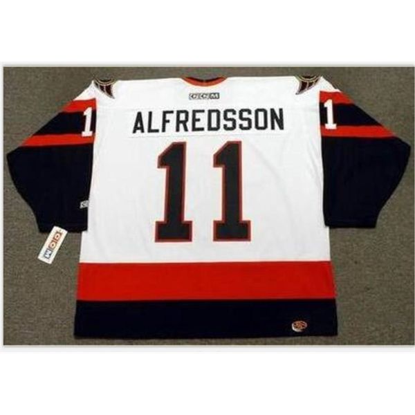 

goodjob men youth women vintage #11 daniel alfredsson ottawa senators 2007 ccm hockey jersey size s-5xl or custom any name or number, Black
