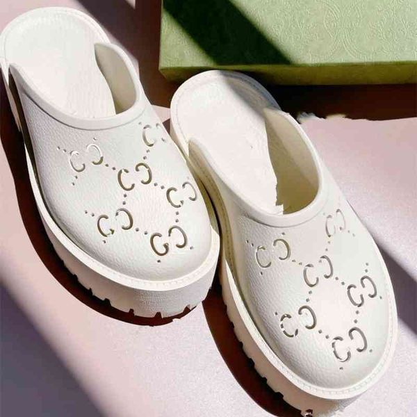 

shoes soft bottom hole shoes summer new big couple slippers women's thick beach women's shoe outlet, Black