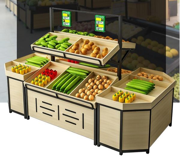 

storage baskets fresh supermarket fruit shelf display vegetable store