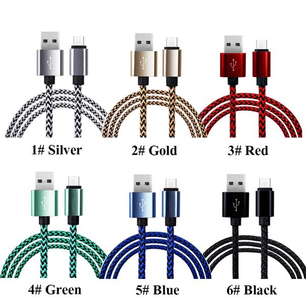 

skylet 3m 10ft type c usb c cable braid usb cable data sync charging cords for universal phones samsung lg huawei with metal housing plug