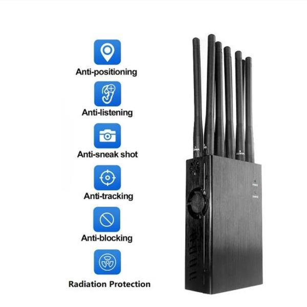 

new 10 antennas detector jam mer device n10 gsm 2g 3g 4g 5g wifi gps lojack bro ken