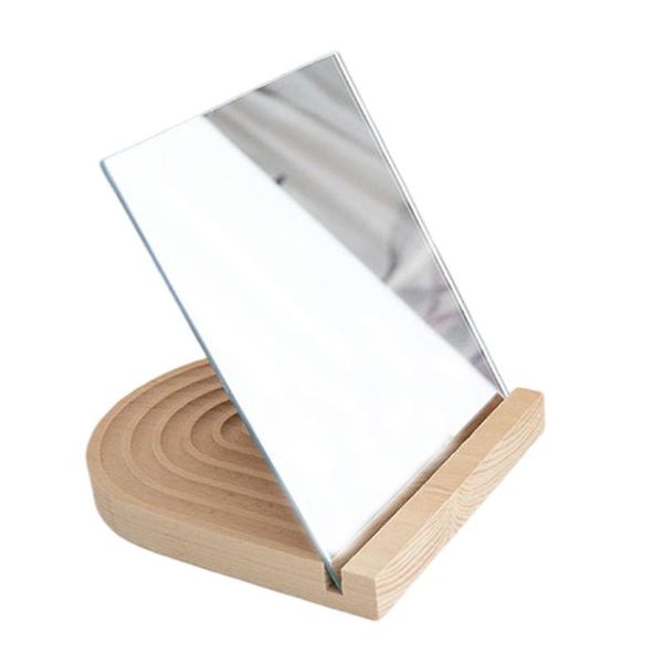 

motorcycle mirrors 1set japanese multipurpose mirror wooden sundry tray silver with