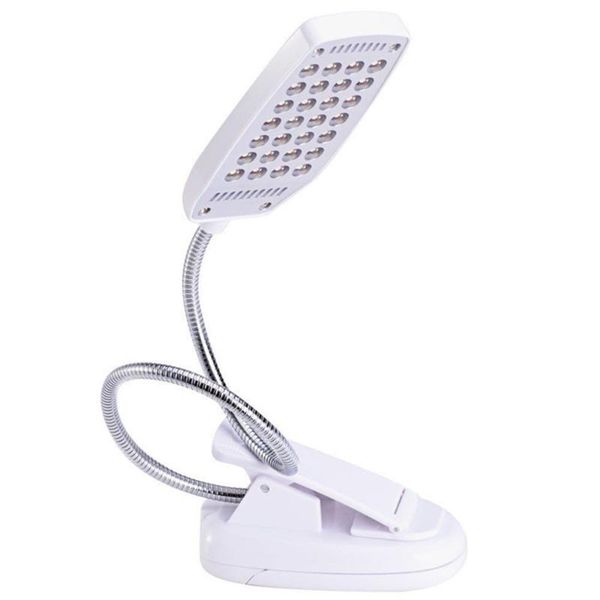 

book lights flexible usb 28 led light clip on bed table desk lamp reading
