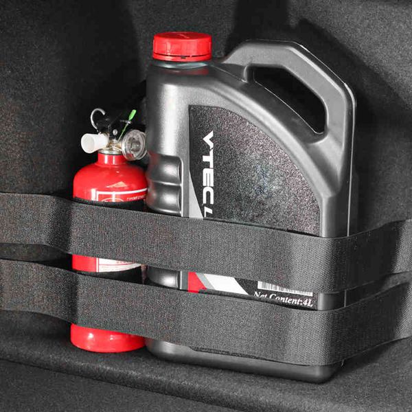 

car trunk organizer elastic fixing belt storage bag tapes fire extinguisher fixing belt auto interior accessories car organizer